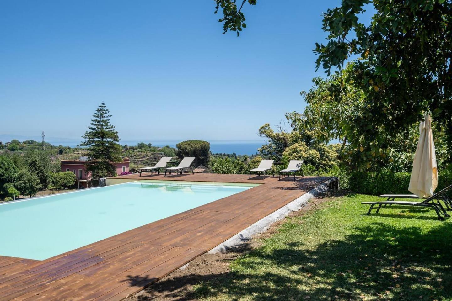 Villa Persea Santa Venerina Exteriér fotografie